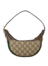 Ophidia Small Shoulder Bag in GG Supreme, £495, Handbags, Beige, Canvas, Back view